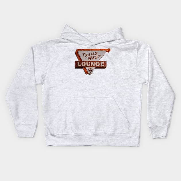 Trails West Kids Hoodie by Enzwell